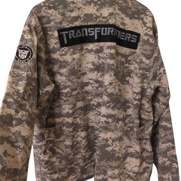 Rare military camouflage Transformers button up long sleeve unisex - Picture 2 of 2